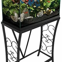 Mia's Pet Supply Fish Products Aquatic Fundamentals 55 Gallon Metal Aquarium Stand