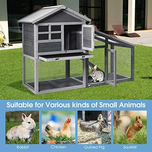 Discount 🥰 Mia's Pet Supply Tangkula Large Chicken Coop With Ventilation Door, Removable Tray, Ramp ❤️ 5 Mia's Pet Supply Tangkula Large Chicken Coop With Ventilation Door, Removable Tray, Ramp