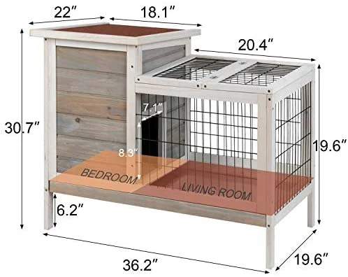Wholesale ๐ Mia's Pet Supply Scurrty Wooden Rabbit Hutch For Outdoor Indoor ๐ 2 Mia's Pet Supply Scurrty Wooden Rabbit Hutch For Outdoor Indoor