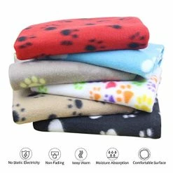 Mia's Pet Supply : AK KYC 6 Pack Mixed Puppy Blanket Cushion Dog Cat Fleece Blankets Bedding