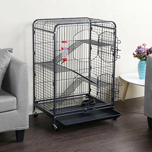 Hot Sale 🤩 Mia's Pet Supply Metal Ferret Cage Indoor Outdoor Small Animals Hutch Rabbit Houses & Accessories ✔️ 7 Mia's Pet Supply Metal Ferret Cage Indoor Outdoor Small Animals Hutch Rabbit Houses & Accessories