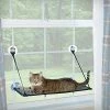 Mia's Pet Supply K&H Pet Products EZ Mount Window Kitty Sill Gray Bedding