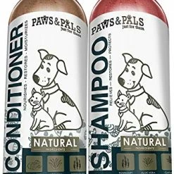 Mia's Pet Supply Hygiene Paws & Pals Natural Oatmeal Dog Shampoo And Conditioner Combo