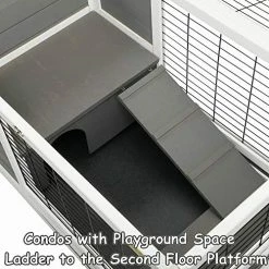 Mia's Pet Supply COZIWOW Indoor Outdoor Rabbit Hutch