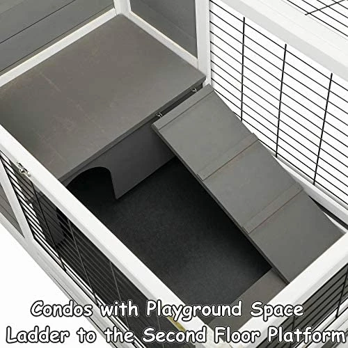 Wholesale ❤️ Mia's Pet Supply COZIWOW Indoor Outdoor Rabbit Hutch 🥰 2 Mia's Pet Supply COZIWOW Indoor Outdoor Rabbit Hutch