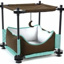 Mia's Pet Supply Kitty City Claw Mega Kit Cat Furniture, Cat Feeding Collection