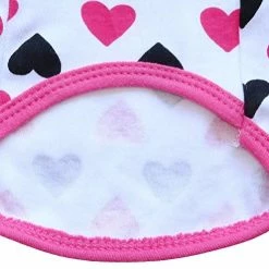 Mia's Pet Supply DroolingDog Small Dog Clothes Pet Apparel Dog T Shirt Cat Shirts For Small Dogs, Medium, Pink : Pet Supplies