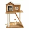Mia's Pet Supply 3 Tier Cat Tree- Plush Multilevel Cat Tower With Scratching Posts