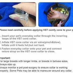 New 🎉 Mia's Pet Supply Apparel VST Comfortable Protective Inflatable Cone Collar 🎁 12 Mia's Pet Supply Apparel VST Comfortable Protective Inflatable Cone Collar