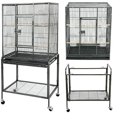Top 10 ๐ Mia's Pet Supply Aviary & Perches ZENY Bird Cage With Stand Wrought Iron Construction 53-Inch Pet Bird Cage ๐ฏ 2 Mia's Pet Supply Aviary & Perches ZENY Bird Cage With Stand Wrought Iron Construction 53-Inch Pet Bird Cage