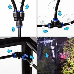 Mia's Pet Supply Fish Products OIIBO High Pressure Reptile Misting System