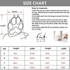 Mia's Pet Supply QUMY Dog Boots Waterproof Shoes With Reflective Velcro Rugged Anti-Slip Apparel