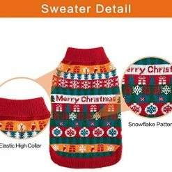 Mia's Pet Supply Mihachi Christmas Dog Sweater Apparel