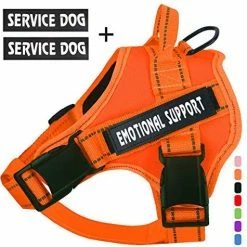Mia's Pet Supply Leashes And Harness No-Pull Emotional Support Pet Vest Harness, Reflective Breathable And Adjustable