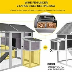 Mia's Pet Supply Chicken Coop Cages Chicken Coop Large Hen House Poultry Cage With Run