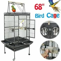 Mia's Pet Supply Nova Microdermabrasion 61/68 Inches Large Bird Cage