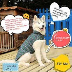 Best Sale 😉 Mia's Pet Supply Apparel KAMA BRIDAL Plaid 🐶 Dog Fleece Vest, Reversible Warm 🐶 Dog Clothes, 🥰 35 Mia's Pet Supply Apparel KAMA BRIDAL Plaid Dog Fleece Vest, Reversible Warm Dog Clothes,
