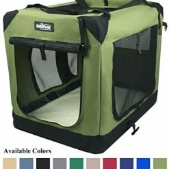 Buy 😉 Mia's Pet Supply EliteField 3-Door Folding Soft 🦮 Dog Crate, Indoor & Outdoor Pet Home Travel 🔔 33 Mia's Pet Supply EliteField 3-Door Folding Soft Dog Crate, Indoor & Outdoor Pet Home Travel