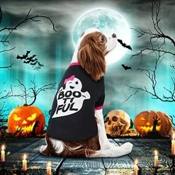Mia's Pet Supply Apparel 5 Pcs Fall Halloween Dog Shirt Halloween