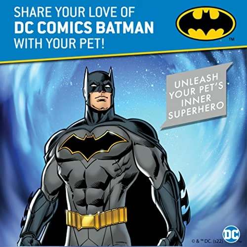 Promo 🛒 Mia's Pet Supply DC Comics For Pets Batman 🦮 Dog Harness 😍 6 Mia's Pet Supply DC Comics For Pets Batman Dog Harness
