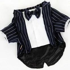 Mia's Pet Supply : Formal Tuxedo With Black Tie For Small Dog