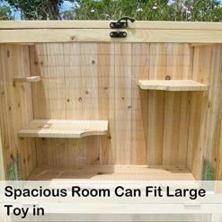 Mia's Pet Supply Indoor Wood Small Animal House Pet Cage Rabbit Houses & Accessories