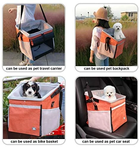 Best reviews of 😀 Mia's Pet Supply RAYMACE Pet Bicycle Booster Carrier For Puppy Or Small Breeds ✔️ 2 Mia's Pet Supply RAYMACE Pet Bicycle Booster Carrier For Puppy Or Small Breeds