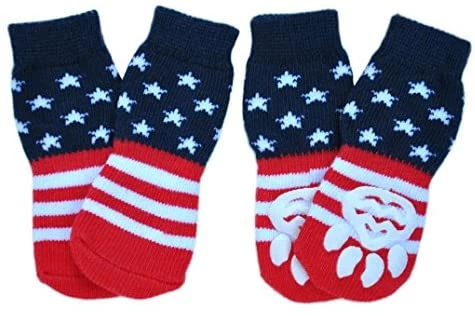 Best Sale ❤️ Mia's Pet Supply Apparel Posch Anti-Slip Knit 🧦 Socks For Pets With Traction Soles For Indoor 🥰 3 Mia's Pet Supply Apparel Posch Anti-Slip Knit Socks For Pets With Traction Soles For Indoor