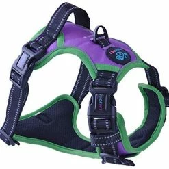 Mia's Pet Supply Leashes And Harness PHOEPET 2019 Upgraded No Pull Dog Harness, 3M Reflective Adjustable Vest