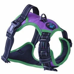Mia's Pet Supply Leashes And Harness PHOEPET 2019 Upgraded No Pull Dog Harness, 3M Reflective Adjustable Vest