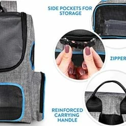 Mia's Pet Supply Purrfect Pack Cat Backpack (Basic) Backpack For Cats Small Dogs Puppies Travel