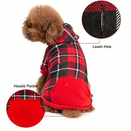 Wholesale 🛒 Mia's Pet Supply BINGPET Plaid 🦮 Dog Hoodie 🦮 Dog Fleece Sweater ⌛ 6 Mia's Pet Supply BINGPET Plaid Dog Hoodie Dog Fleece Sweater