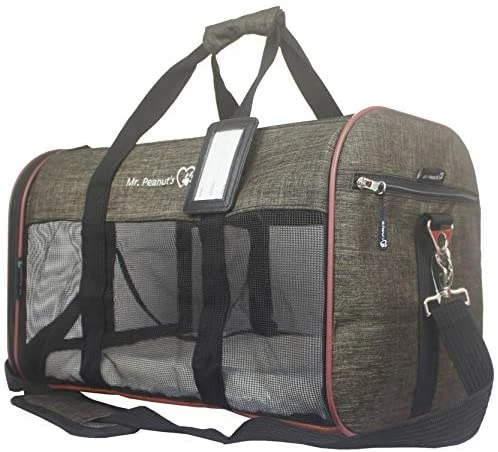 Cheapest ⭐ Mia's Pet Supply Mr. Peanut's Rhodium Series Airline Capable Soft Sided Pet Carrier Travel ⌛ 1 Mia's Pet Supply Mr. Peanut's Rhodium Series Airline Capable Soft Sided Pet Carrier Travel