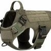 Mia's Pet Supply ICEFANG Tactical Dog Harness With 2X Metal Buckle, Leashes And Harness