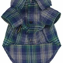 Mia's Pet Supply Fitwarm Cotton Plaid Dog Shirts For Pet Clothes Apparel