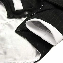 Mia's Pet Supply Oscar Formal Tuxedo With Black Tie And Red Bow Tie Apparel