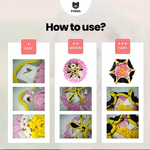 Budget 😉 Mia's Pet Supply PYOGO Multi Shape Snuffle Mat For 🐕 Dog 🐕 Dog Toys 🥰 5 Mia's Pet Supply PYOGO Multi Shape Snuffle Mat For Dog Dog Toys