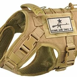 Mia's Pet Supply Tactical Dog Vest Harness, Outdoor Training Service Dog Vest Leashes And Harness