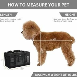 Mia's Pet Supply X-ZONE PET Airline Approved Soft-Sided Pet Travel Carrier For Dogs And Cats,