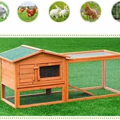 Best Pirce ❤️ Mia's Pet Supply Tangkula Chicken Coop Outdoor Wooden Chicken Coop Garden Backyard Farm Bunny 🎉 11 Mia's Pet Supply Tangkula Chicken Coop Outdoor Wooden Chicken Coop Garden Backyard Farm Bunny