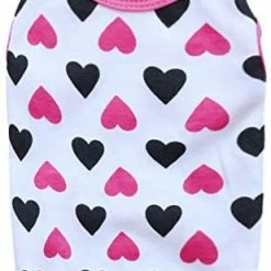 Mia's Pet Supply DroolingDog Small Dog Clothes Pet Apparel Dog T Shirt Cat Shirts For Small Dogs, Medium, Pink : Pet Supplies