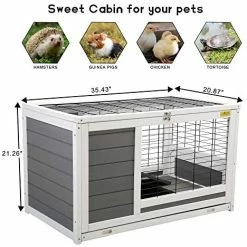 Wholesale ❤️ Mia's Pet Supply COZIWOW Indoor Outdoor Rabbit Hutch 🥰 14 Mia's Pet Supply COZIWOW Indoor Outdoor Rabbit Hutch