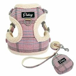 Mia's Pet Supply Leashes And Harness Didog Soft/Cosy Dog Vest Harness And Leash Set With Cute Bags,