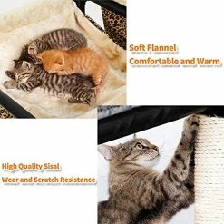 Mia's Pet Supply Cat Tree For Large Cats Super Stable Cat Furniture