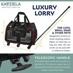 Mia's Pet Supply Travel Katziela Airline Approved Pet Carrier