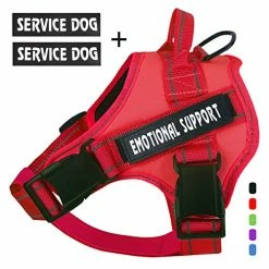 Mia's Pet Supply Leashes And Harness No-Pull Emotional Support Pet Vest Harness, Reflective Breathable And Adjustable