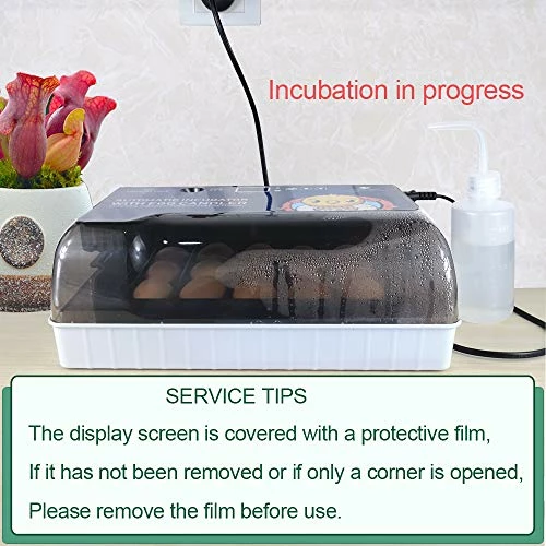 Promo 🎁 Mia's Pet Supply Egg Incubators With Automatic Egg Turning Turner For Hatching Turkey Goose Quail 🎁 2 Mia's Pet Supply Egg Incubators With Automatic Egg Turning Turner For Hatching Turkey Goose Quail