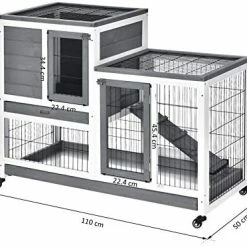 Discount โ Mia's Pet Supply PawHut Wooden Indoor Rabbit Hutch Elevated Cage Habitat Rabbit Houses & Accessories ๐ 15 Mia's Pet Supply PawHut Wooden Indoor Rabbit Hutch Elevated Cage Habitat Rabbit Houses & Accessories