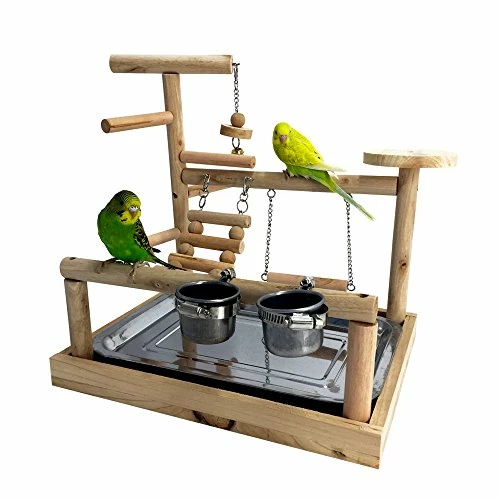 Top 10 😍 Mia's Pet Supply Aviary & Perches Parrots Playstand Bird Playground Wood Perch Gym 🎉 2 Mia's Pet Supply Aviary & Perches Parrots Playstand Bird Playground Wood Perch Gym