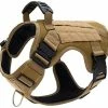 Mia's Pet Supply Tactical Dog Harness With Handle, Military Mesh Working Dog Harness Vest